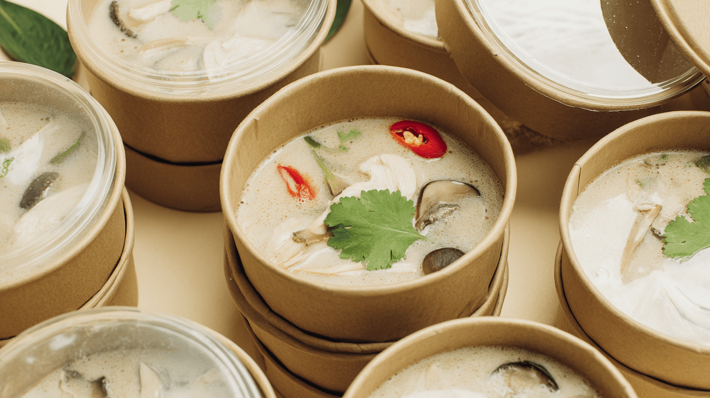 Tom Kha (kyckling, räkor eller vegetarisk)